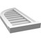Ekena Millwork Quarter Round Top Left Surface Mount PVC Gable Vent w/ 2"W x 2"P Brickmould Sill Frame, 12"W x 26"H GVPQL12X2603SN - alternate 2